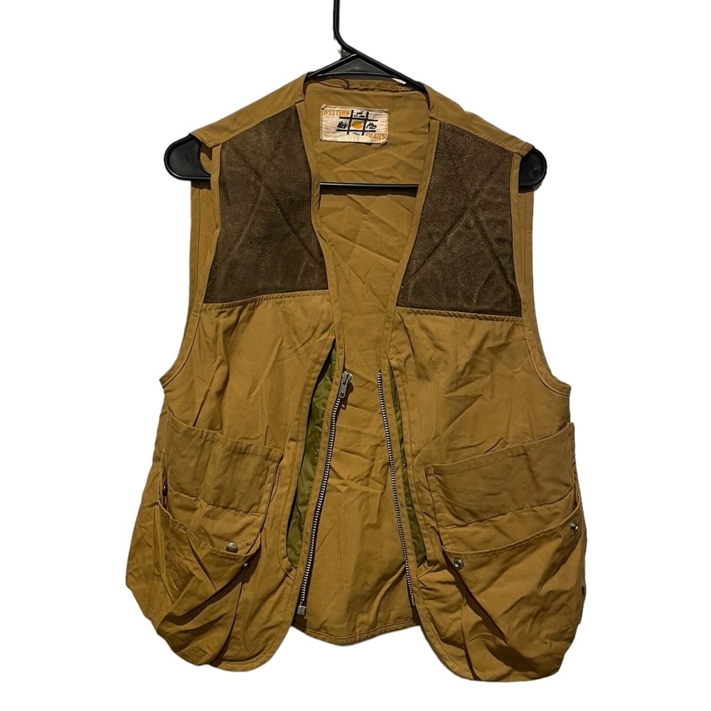 Vintage Hunting Vest Western Trails Unisex Bend, Oregon Size Medium